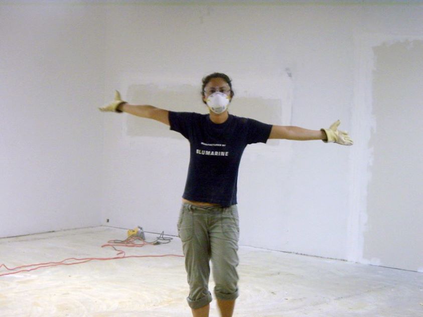 Building out the F2 Lab gallery space