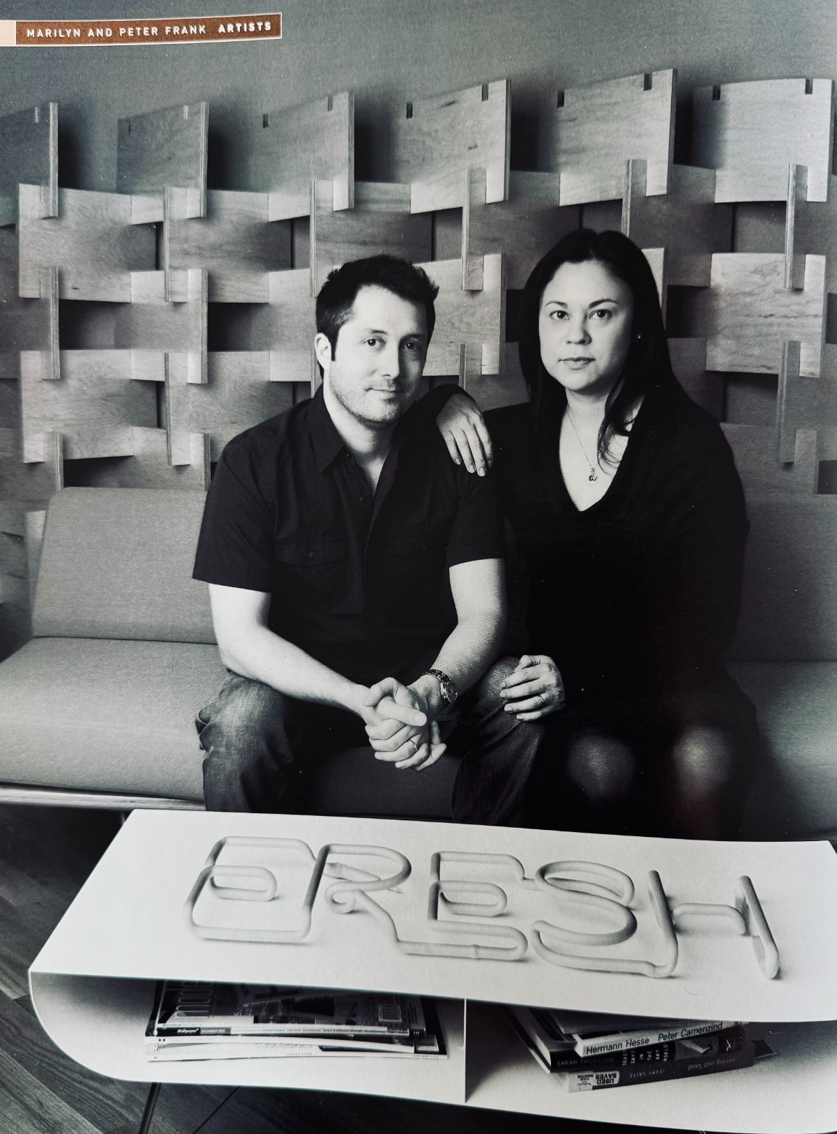 F2 press, Luxe, Vol 3 Issue 1: Marilyn and Peter Frank, artists