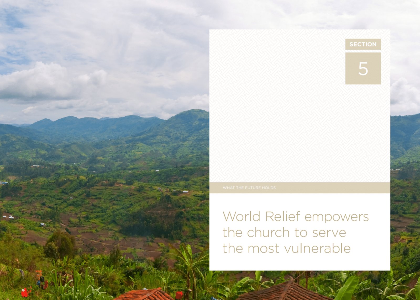 Spread: woman carrying water in a village, John 15:11